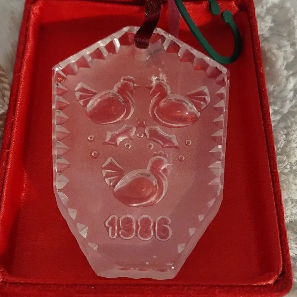 Vtg Waterford Crystal 12 Days of Christmas 